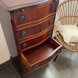 Semainier de style ancien en acajou