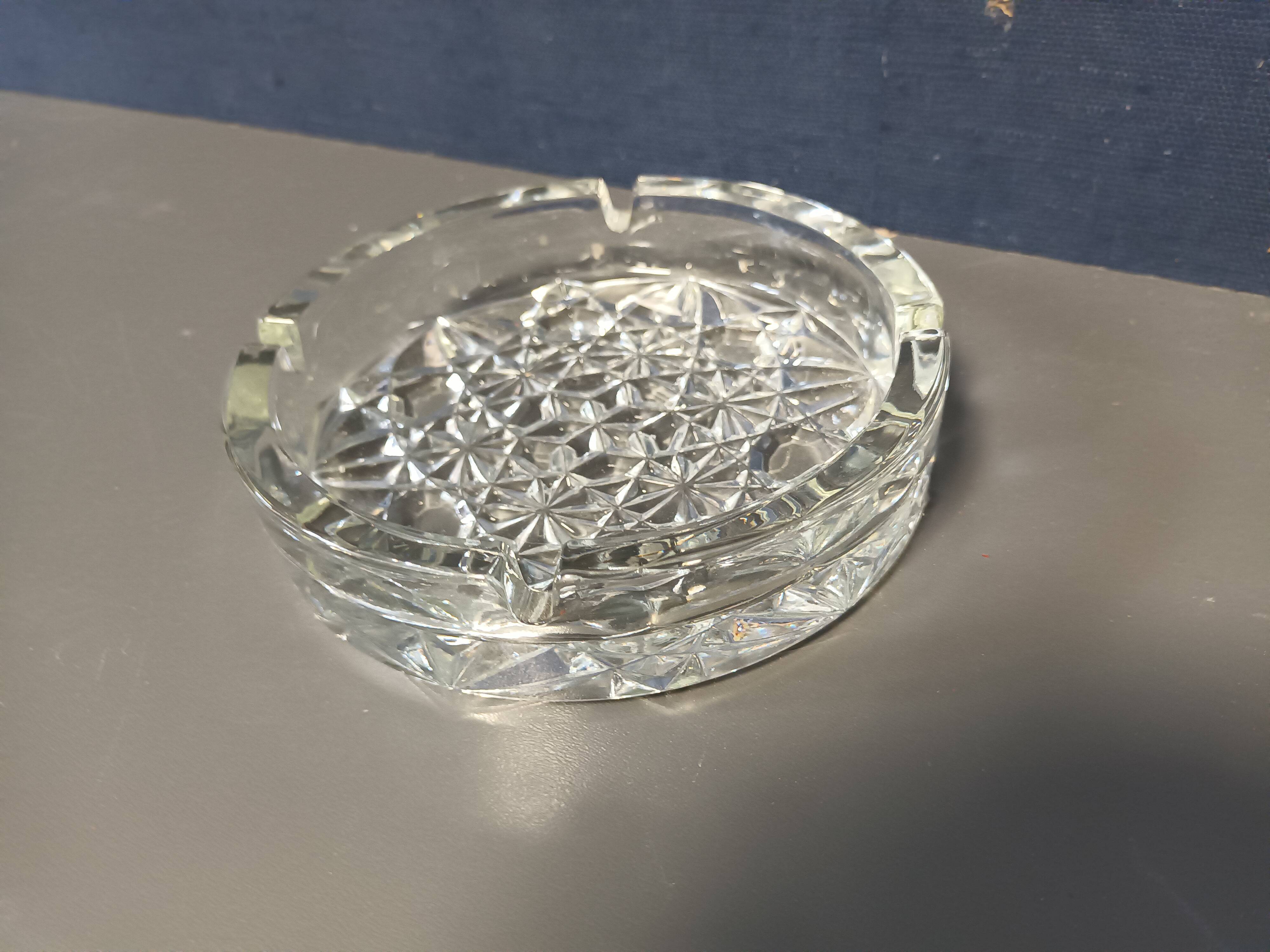 Crystal ashtray
