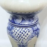 Vase turned earthenware height 49cm