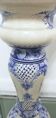 Vase turned earthenware height 49cm