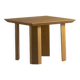Square oak dining table, Germany, 1970s