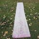 Vintage Turkish hallway rug 63x425 cm