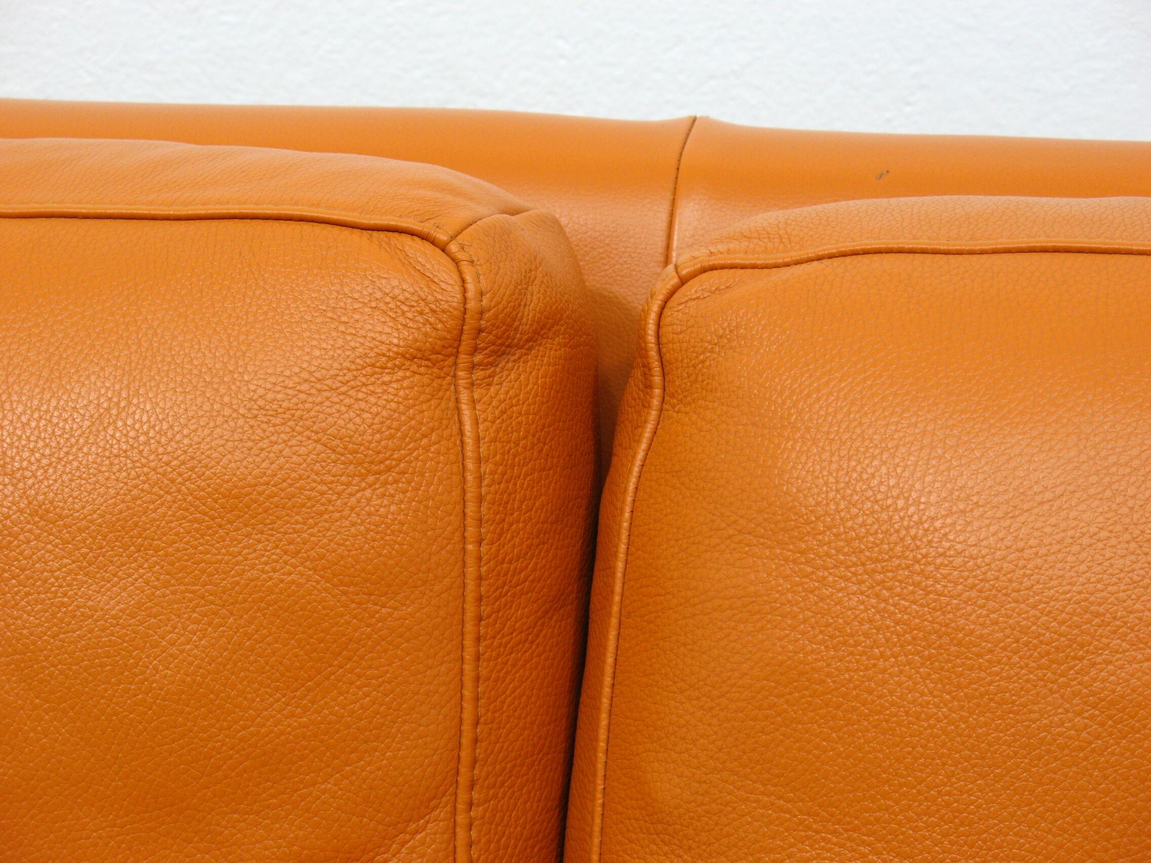 Leather sofa Willi Schillig 90s