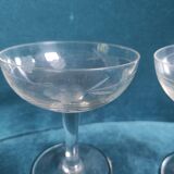 Set of two champagne glasses