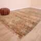 Peach Vintage Moroccan Rug 210 x 270 cm, Berber Wool Rug, Handmade Boho Rug