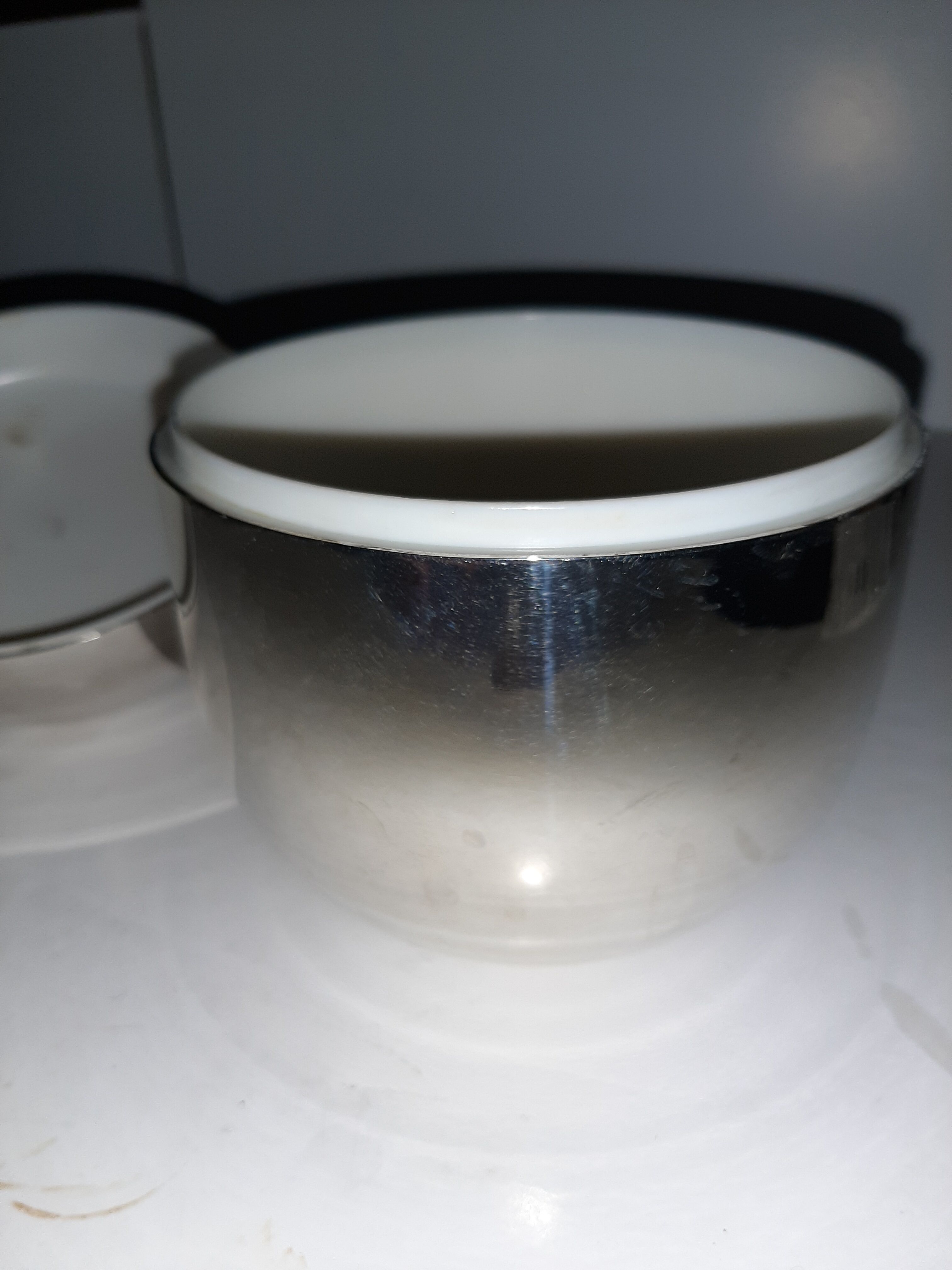 Vintage Apple Chrome Ice Bucket 70"