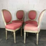 Suite of 4 medallion chairs