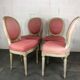 Suite of 4 medallion chairs