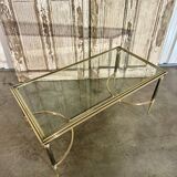 Table basse design en bronze 20e siècle