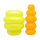 Duo de vases en verre vintage