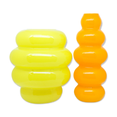 Duo de vases en verre vintage