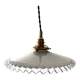 Vintage suspension in electrified white opaline to nine