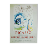 Original lithograph Picasso drawings 1966 1967