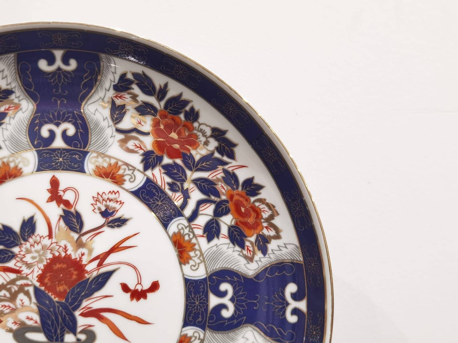 Japanese Porcelain Plate with gilding