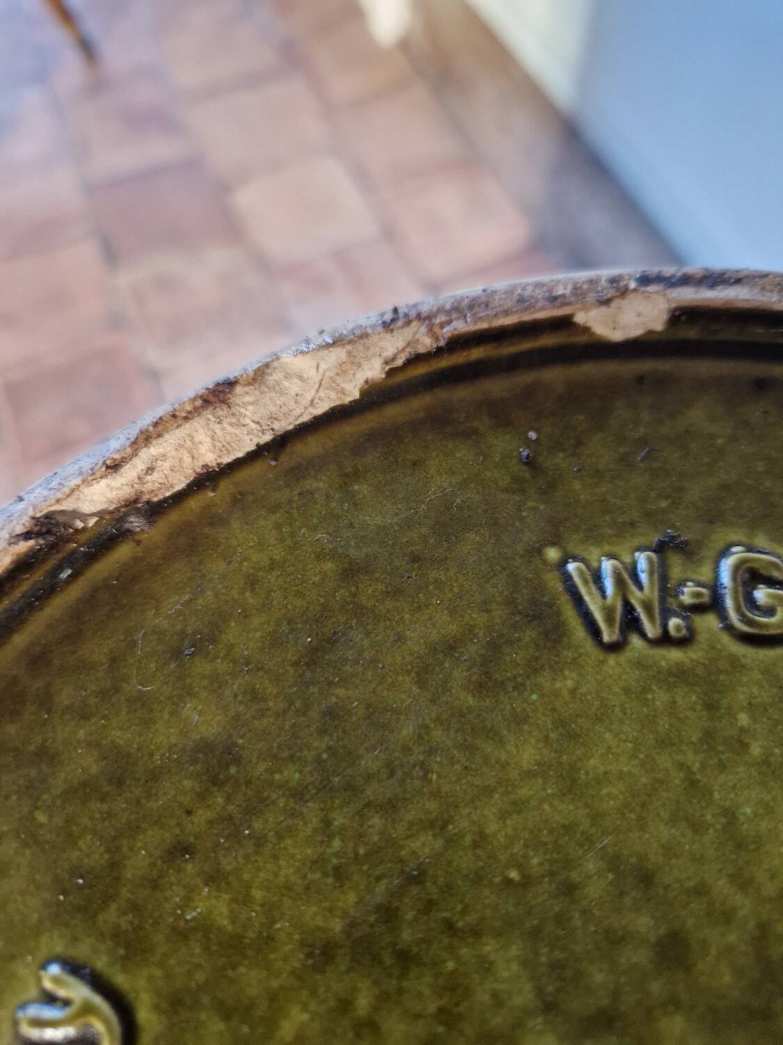 Large floor vase in ceramic Bay Keramik West Germany design 20th century