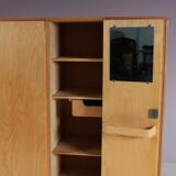 1950s “KB04” wardrobe by Cees Braakman for Pastoe, Netherlands