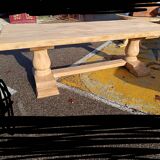Solid oak monastery table