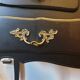 Stamped black Louis XV chest of drawers