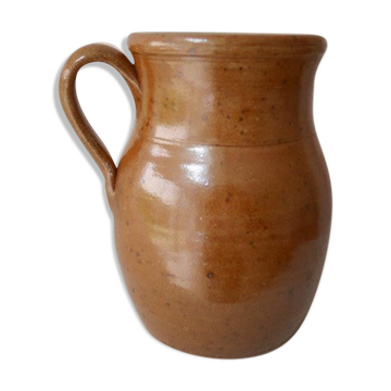 Stoneware pitcher