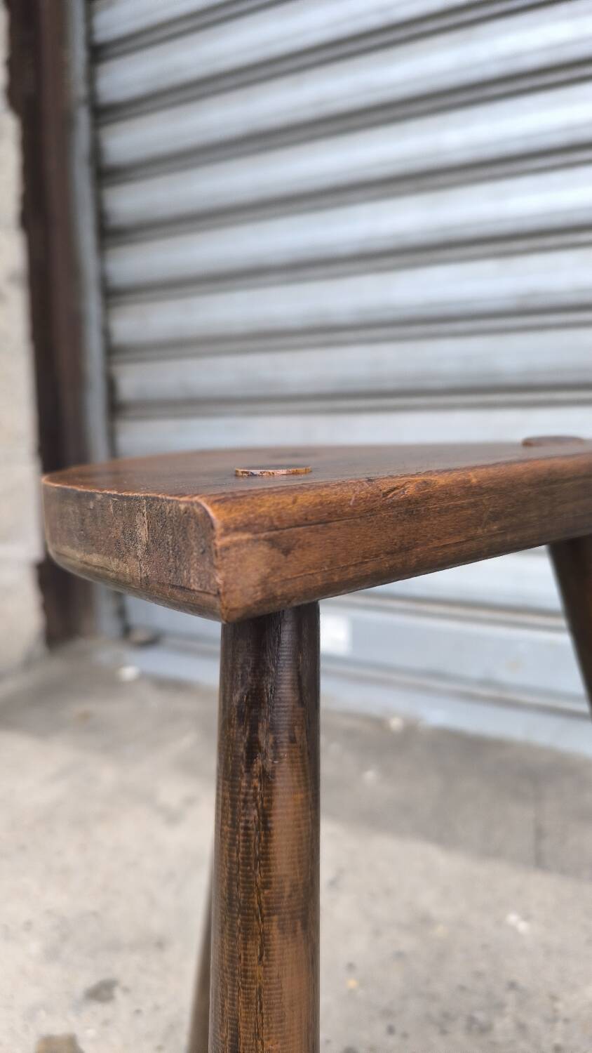 Wooden tripod stool 1960