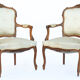 Salon en bois sculpté de style Louis XV