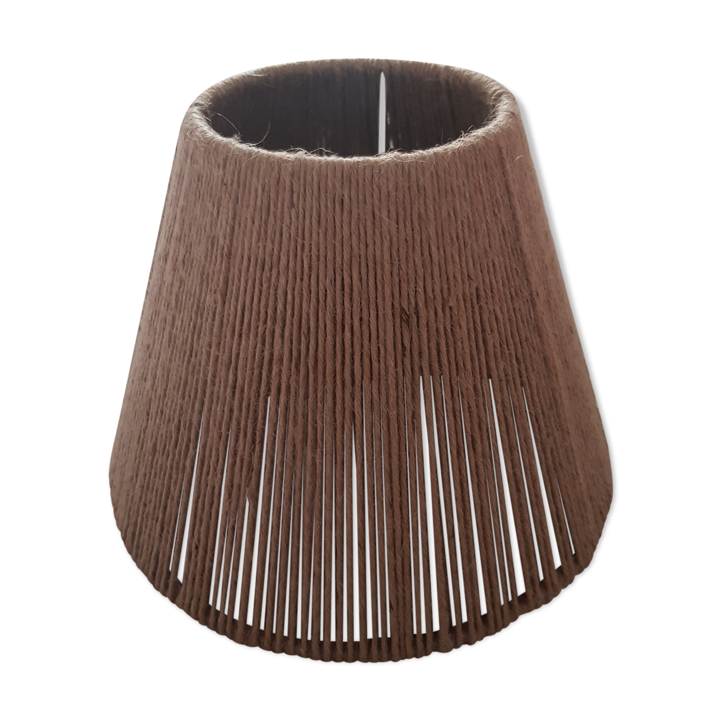 Abat-jour en corde naturelle