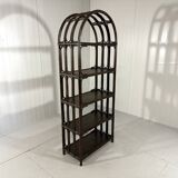 Large dark rattan rack display 1970’s
