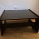 Scandinavian coffee table in brown wood from the 60s and 70s