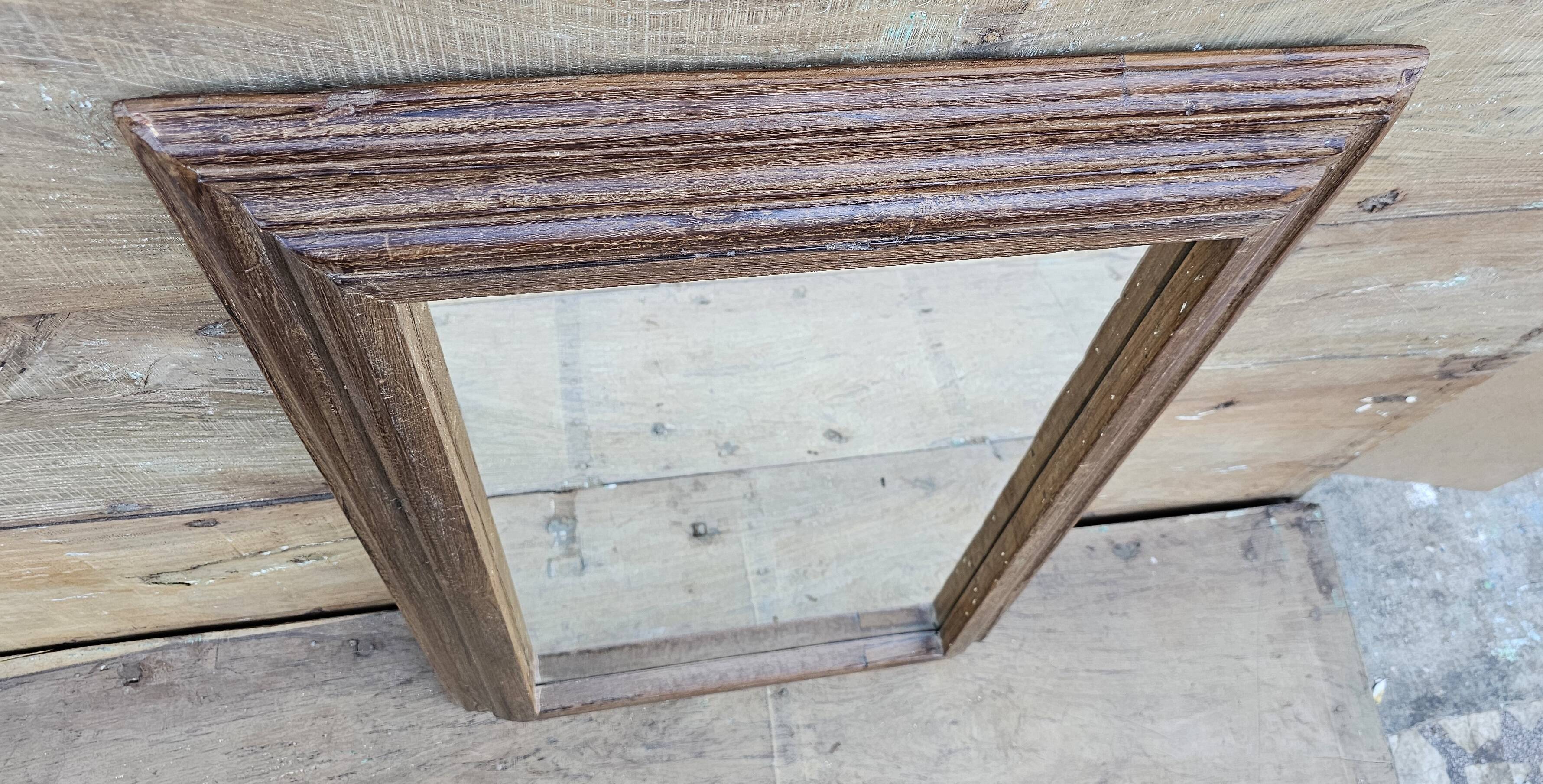 Teak mirror from Burma