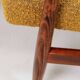 Pair of vintage boucle mustard armchairs H.Lis