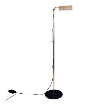 Lampadaire italien en laiton par Relux Milano, années 1970