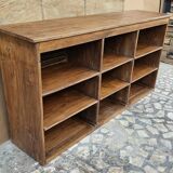 Old Burmese teak shop counter
