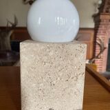 Travertine lamp 1970