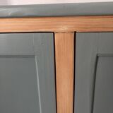 Verdigris two-door wardrobe