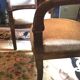 Pair of Directoire period mahogany armchairs