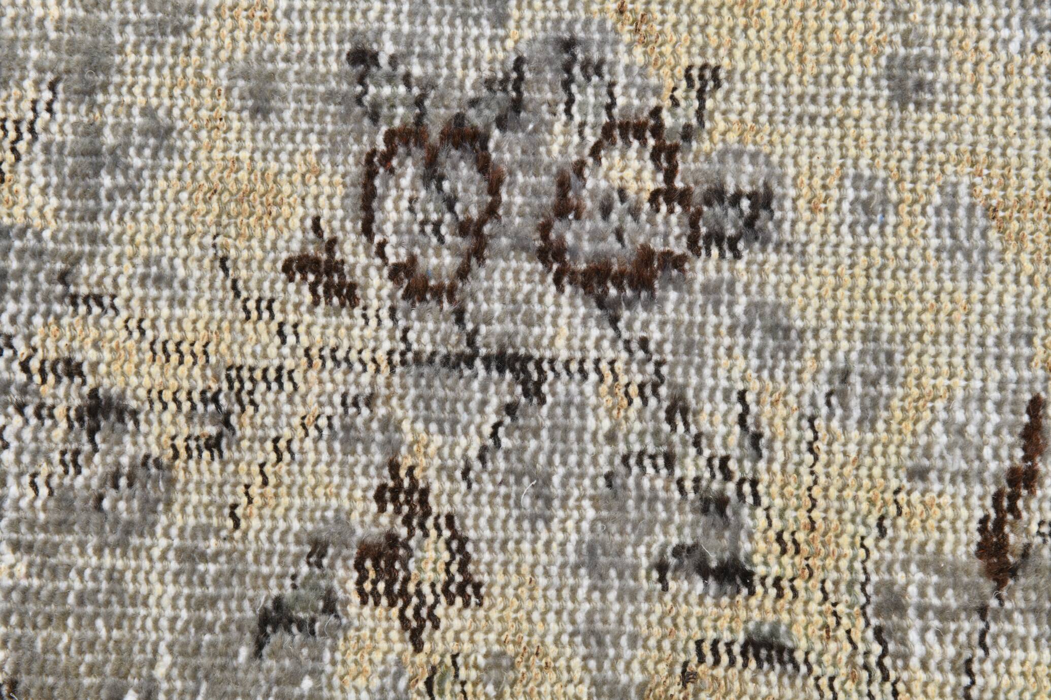 5x10 Distressed Brown Vintage Rug, 164x295Cm