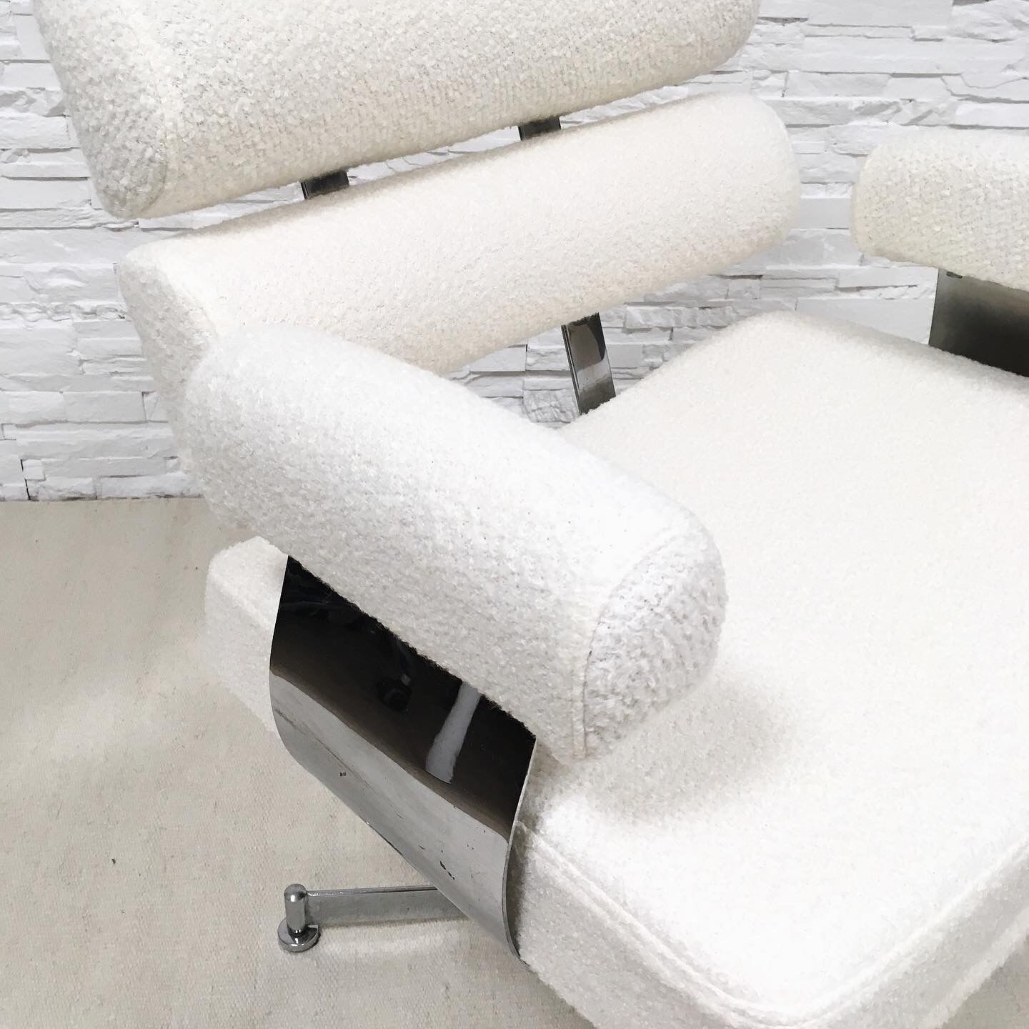 Fauteuil de coiffeur pivotant  vintage-