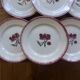 6 assiettes plates vintage de Badonviller 200825