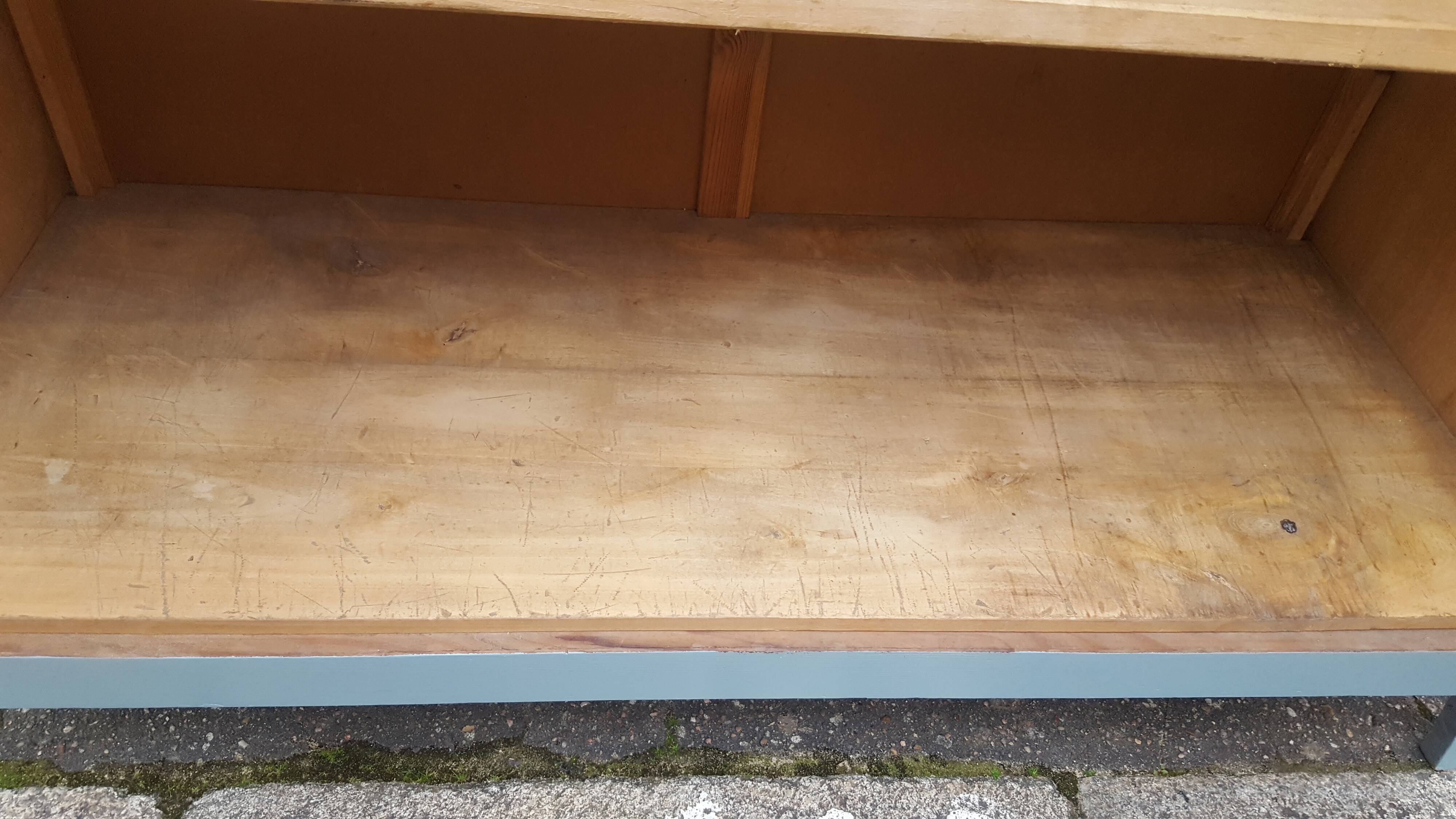 Cabinet typical of paris blue grey