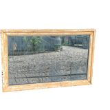 19th century mercury mirror patinated trumeau