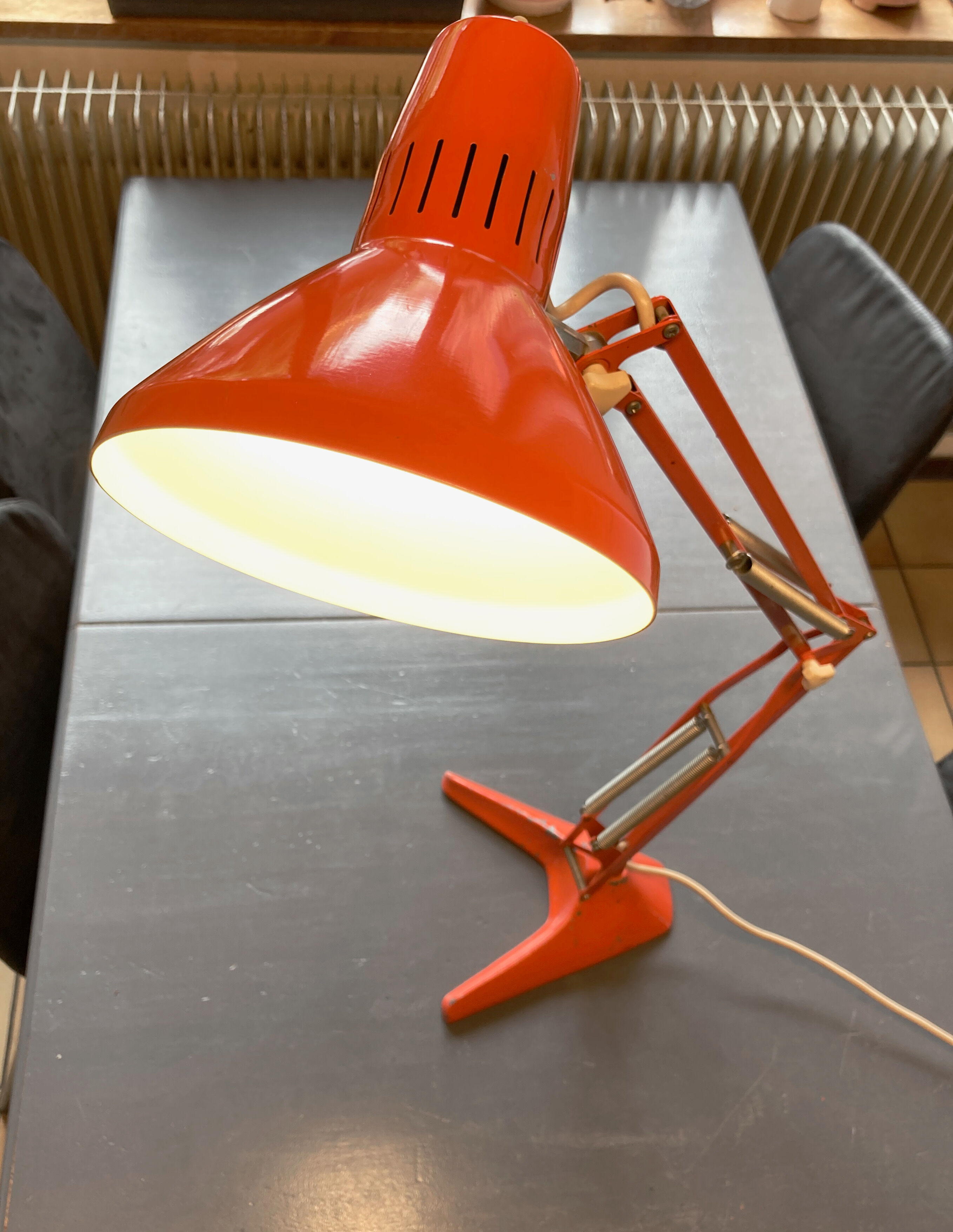 Lampe vintage  industriel de travail Sweden