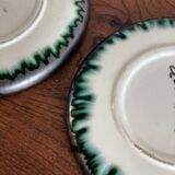 6 tasses en faïence de Quimper.