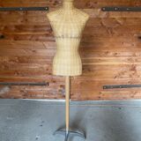 Vintage rattan mannequin