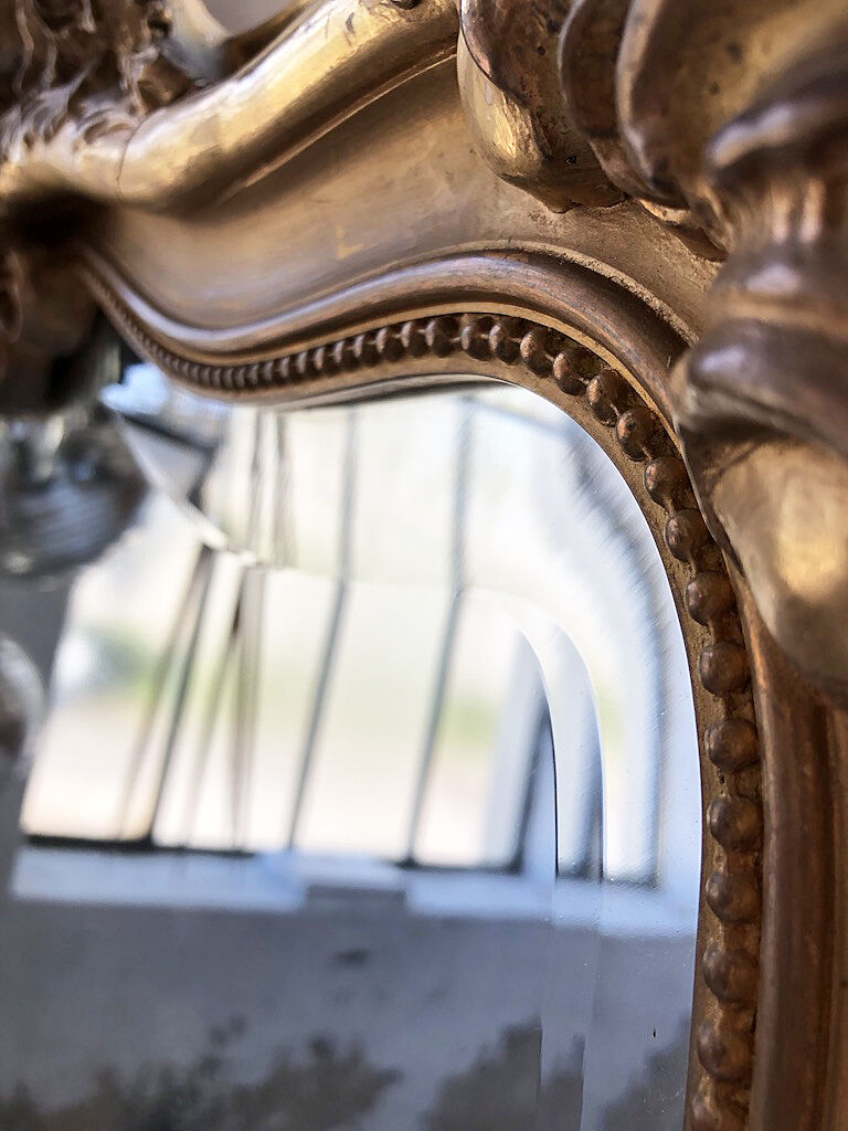 Rockery mirror Louis XV XIXth