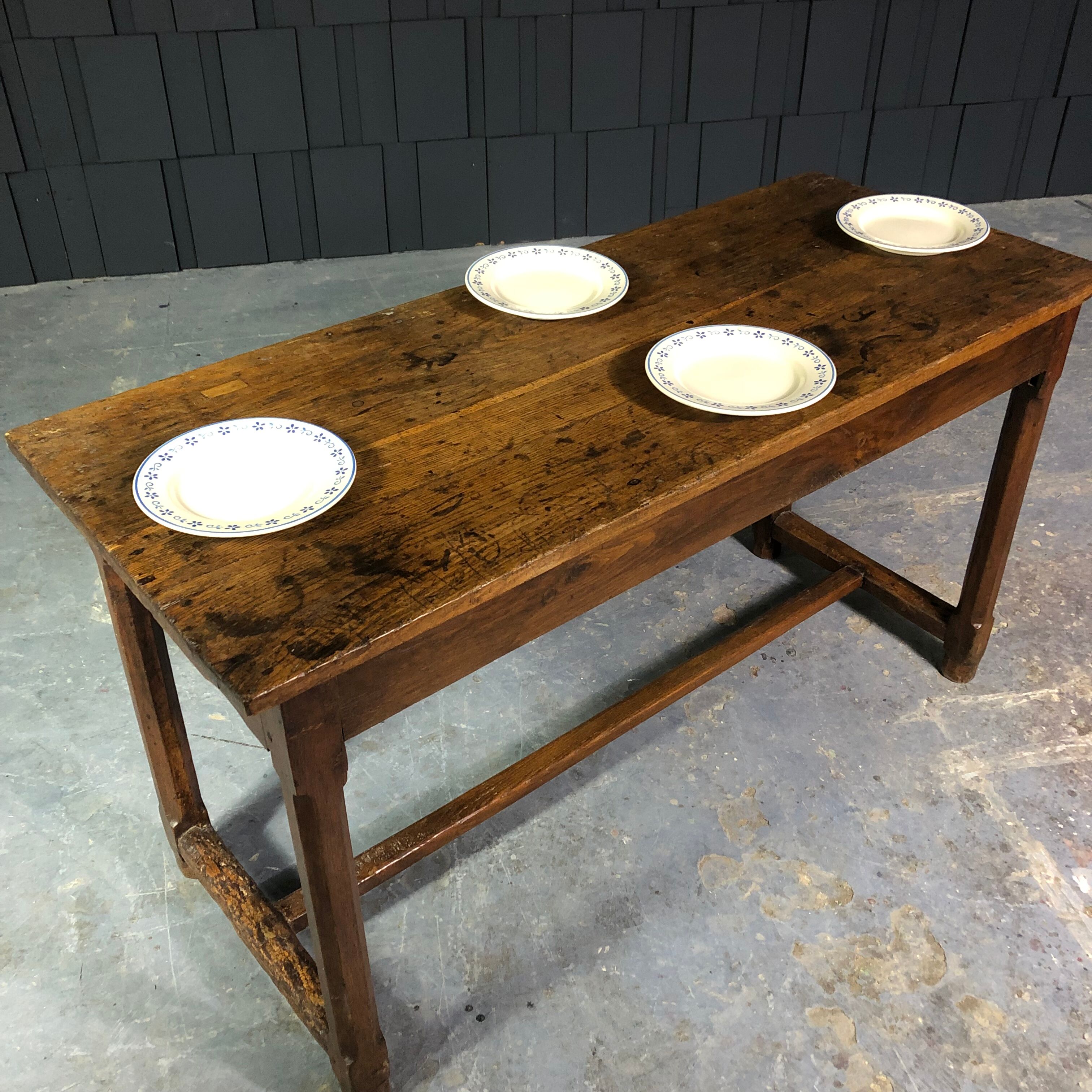 Oak farmhouse table