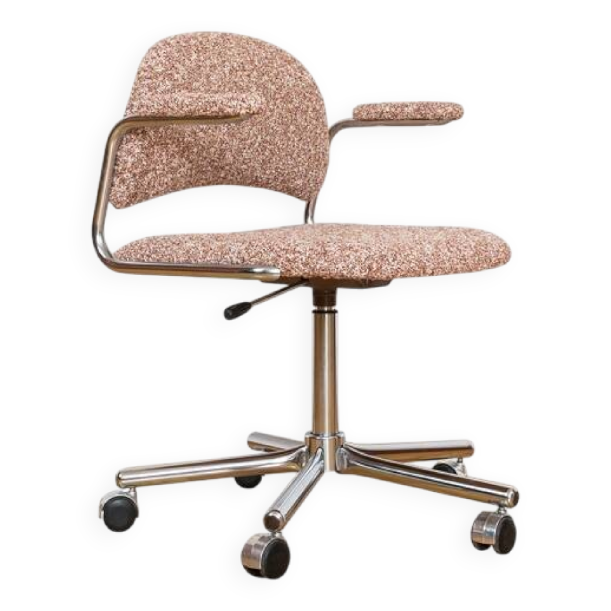 Chaise de bureau vintage de Kovona en tissu Kvadrat, années 1990.