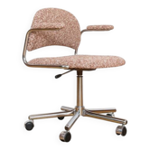 Chaise de bureau vintage de Kovona en tissu Kvadrat, années 1990.