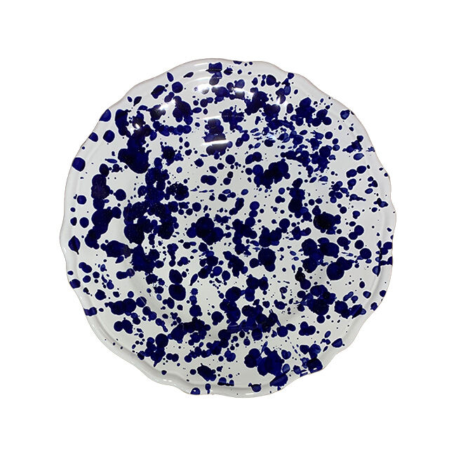 Blue dots plate