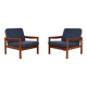 Mid-Century Danish Teak Lounge Chairs by Arne Vodder for Komfort, 1960s, Set of 2