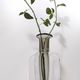 Transparent Sommerso Murano Glass Vase by Hora P with Rhomboid Base, 1980s